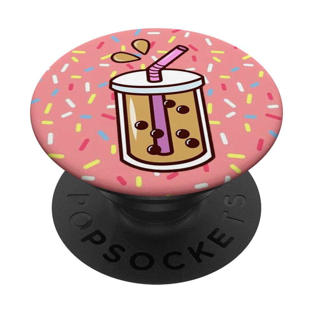 PopSocket 珍珠奶茶設計和糖粒