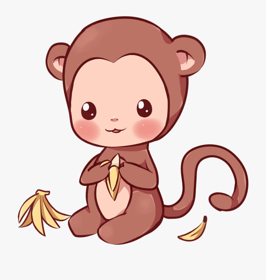 卡通猴子圖片 — 可愛猴子gif 壁紙
