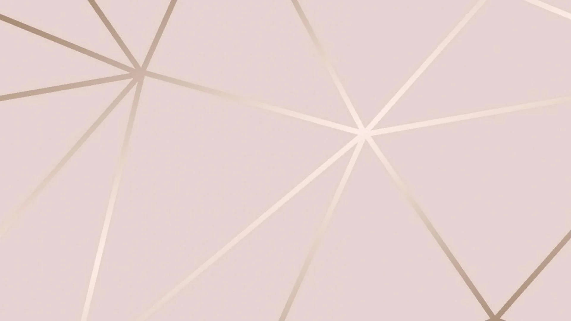 在腮紅背景上帶有金色和米色線條的抽象幾何圖案