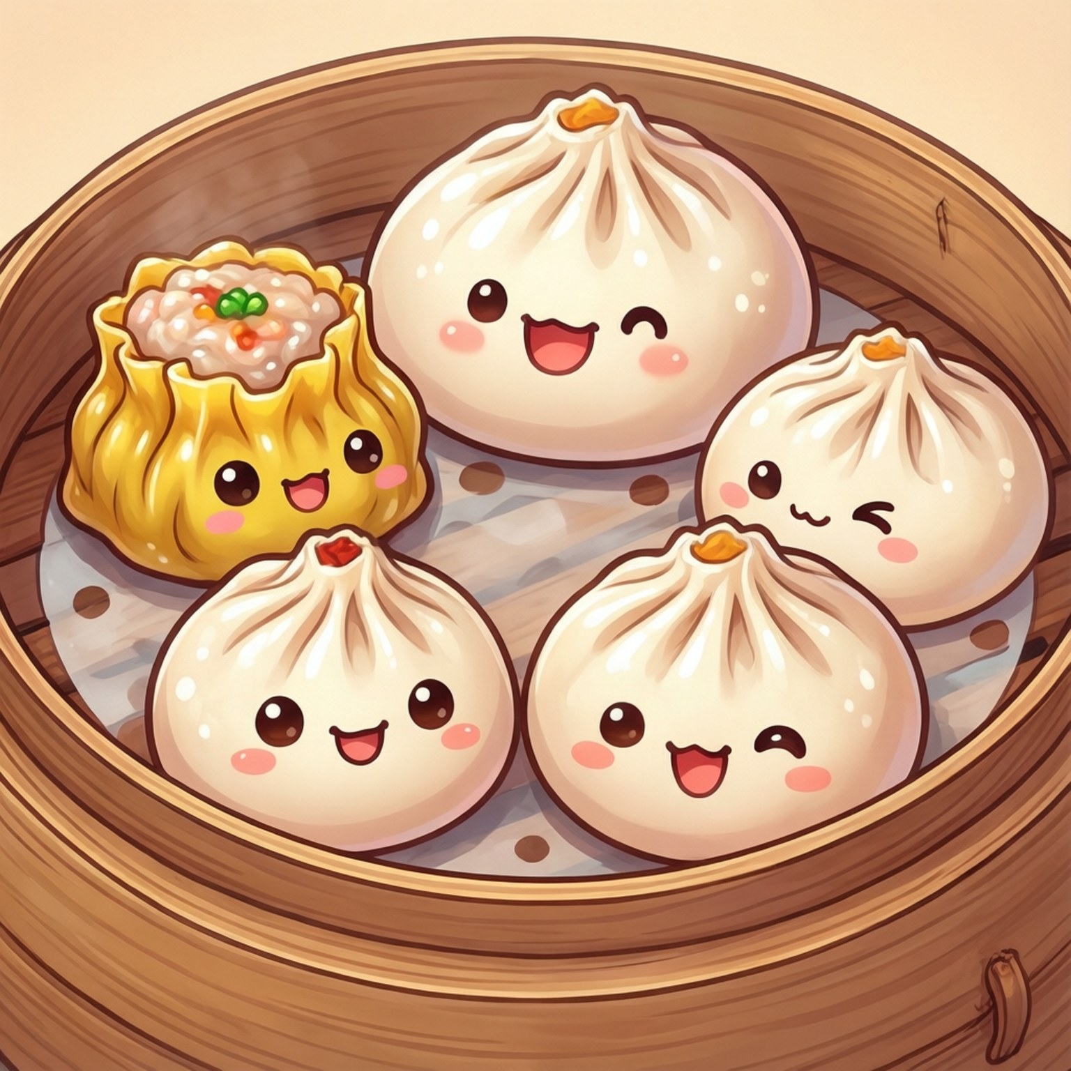 可愛點心夥伴 壁紙