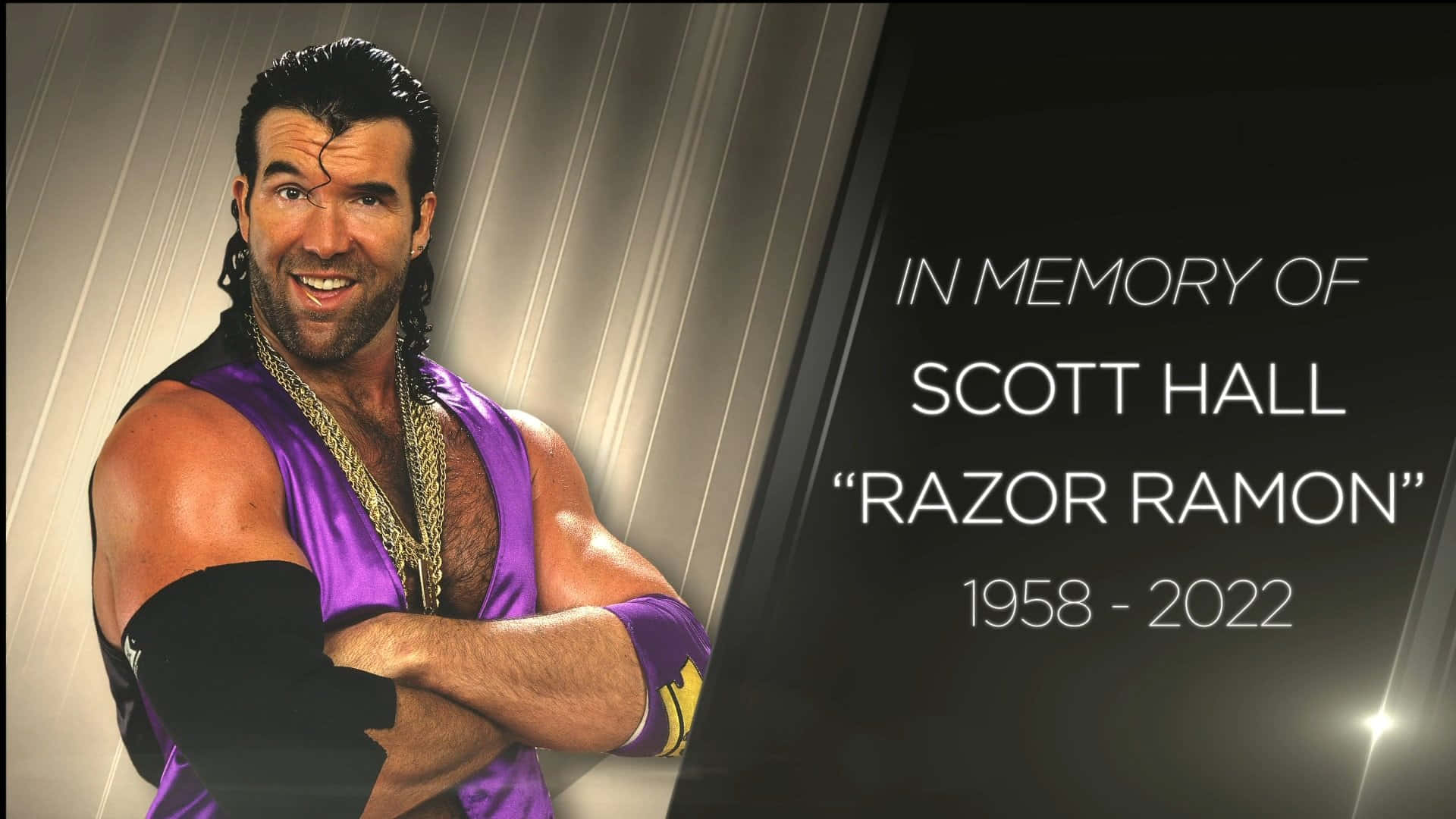 摔角手 Scott Hall Razor Ramon 1958 2022 致敬肖像