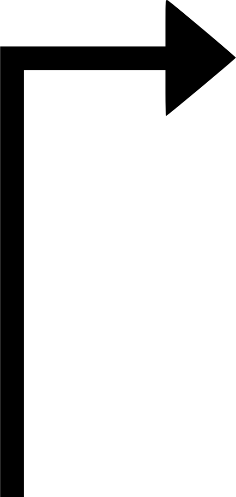 右角箭頭方向標誌 壁紙 — 一個粗體黑色向右箭頭，位於純白色背景上，帶有乾淨的幾何線條。