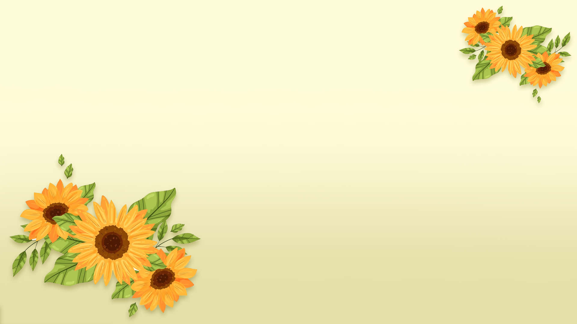 向日葵 3840 x 2160 背景 壁紙