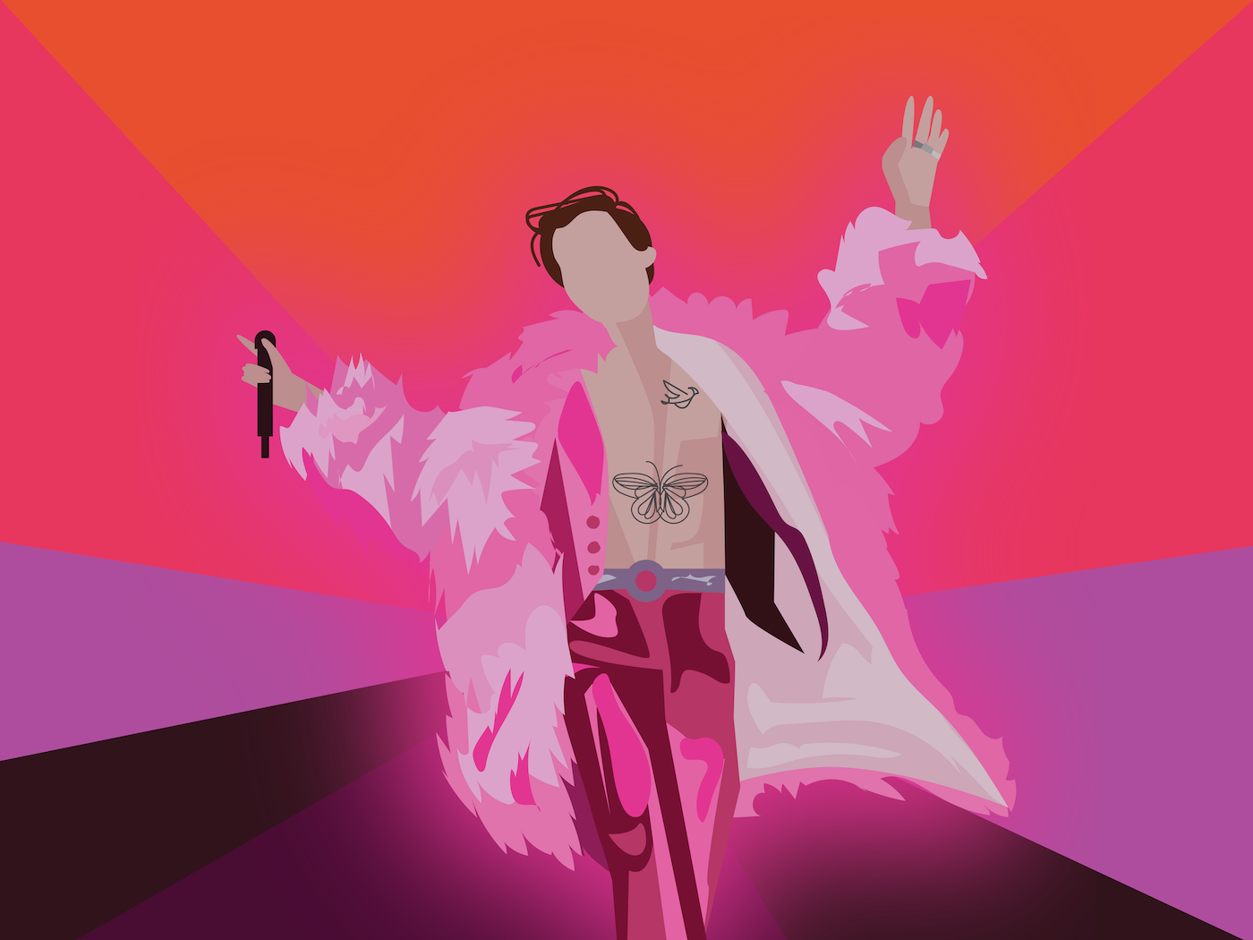 哈利·史泰爾斯在售罄巡迴演唱會上獻唱 壁紙
