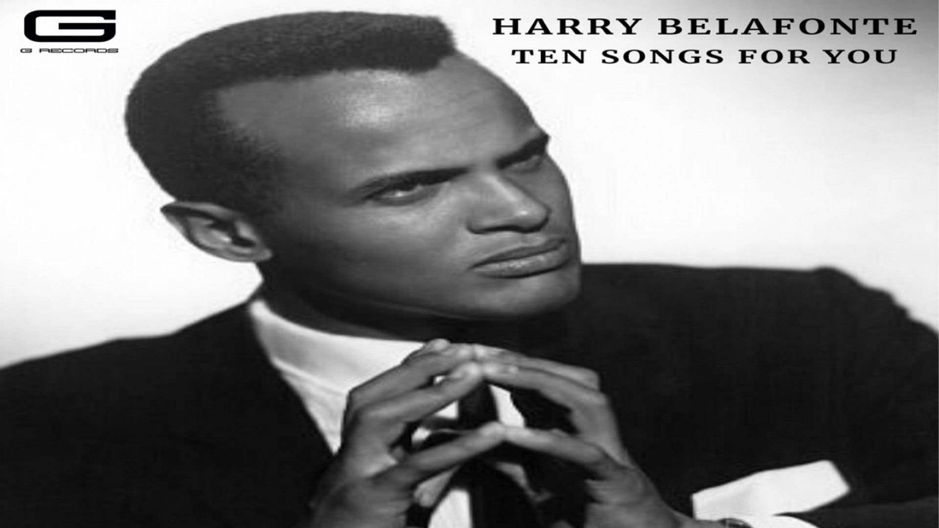 Harry Belafonte 身穿正式西裝，雙手交疊，在專輯封面上若有所思地望向一旁。
