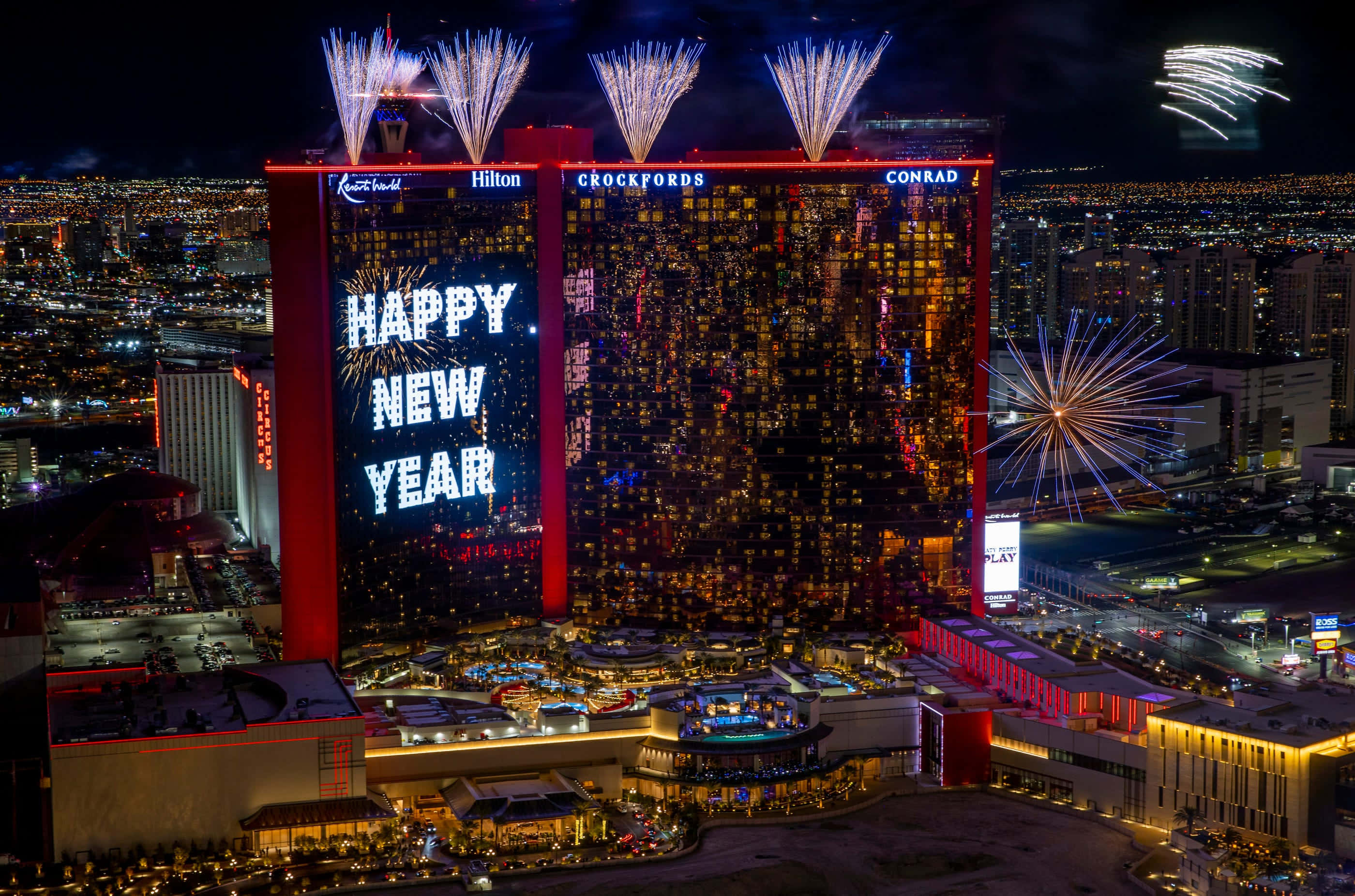 哈拉拉斯維加斯新年快樂 壁紙