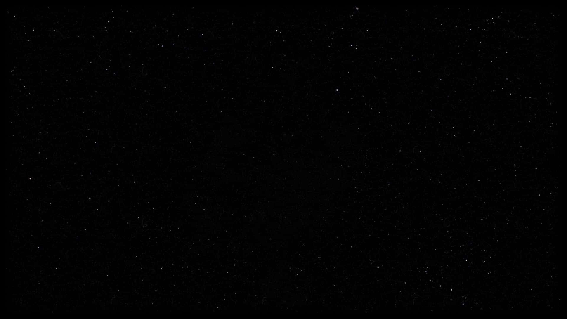 星空之夜，黑色背景上有無數星星。