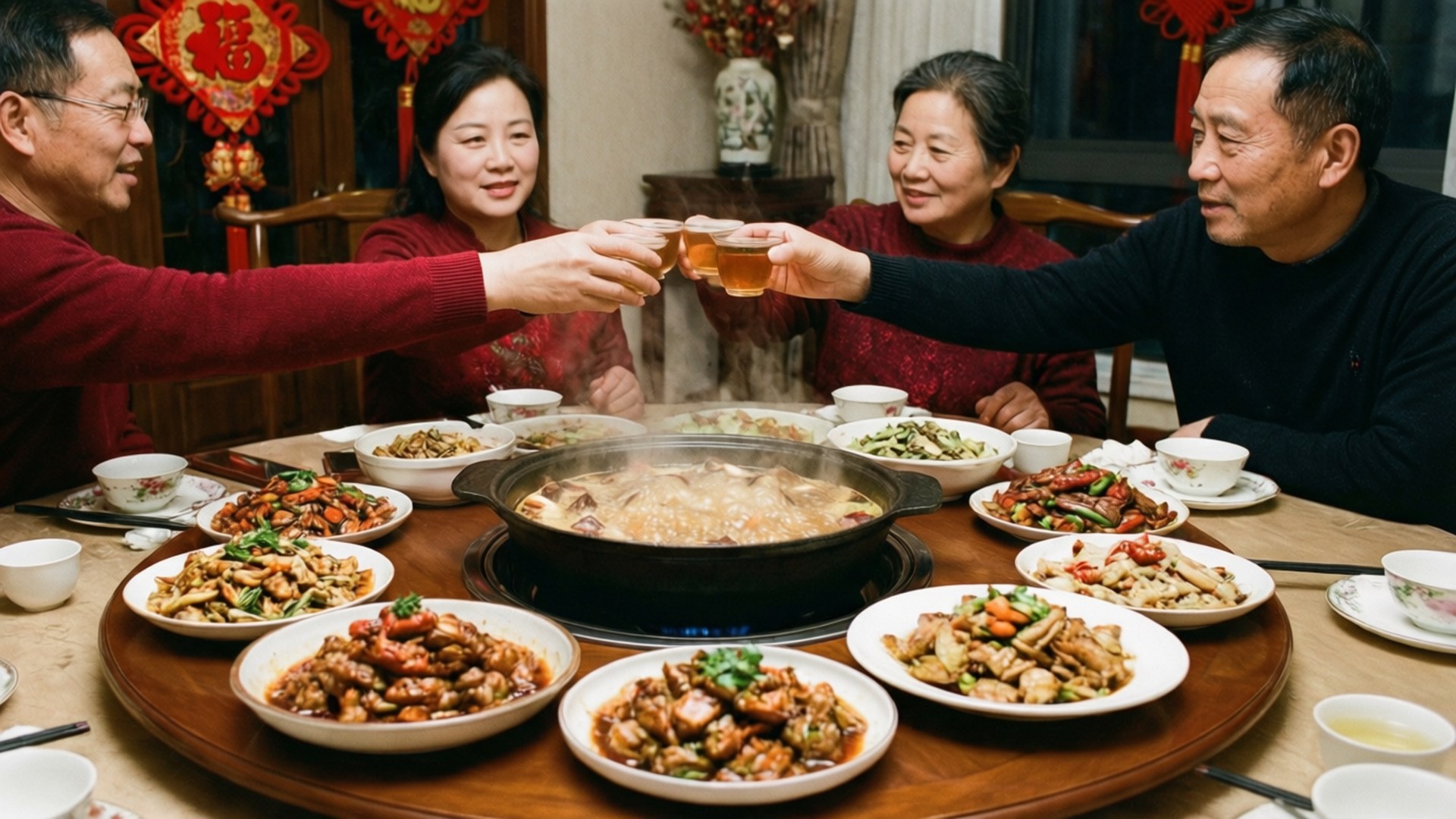 團年飯 壁紙