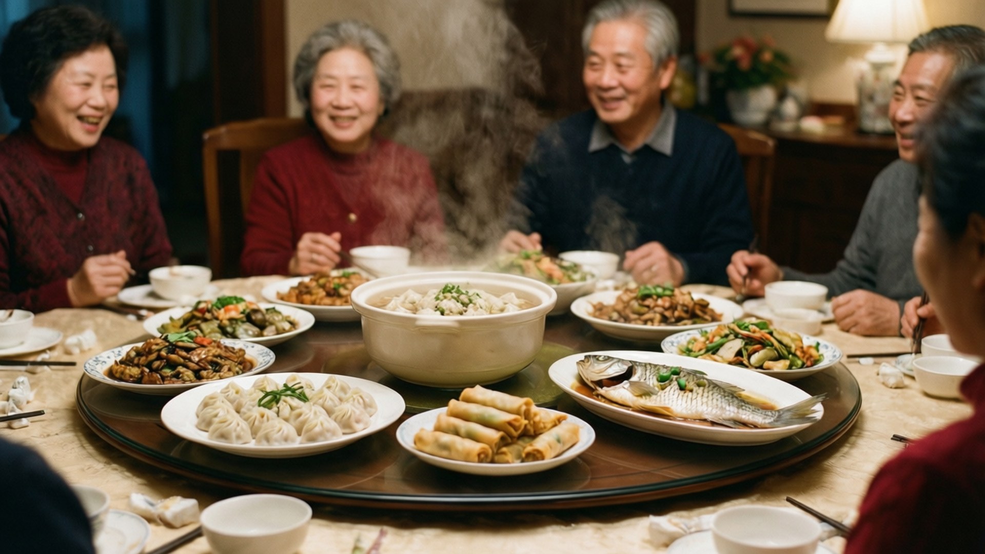 團年飯盛宴 壁紙