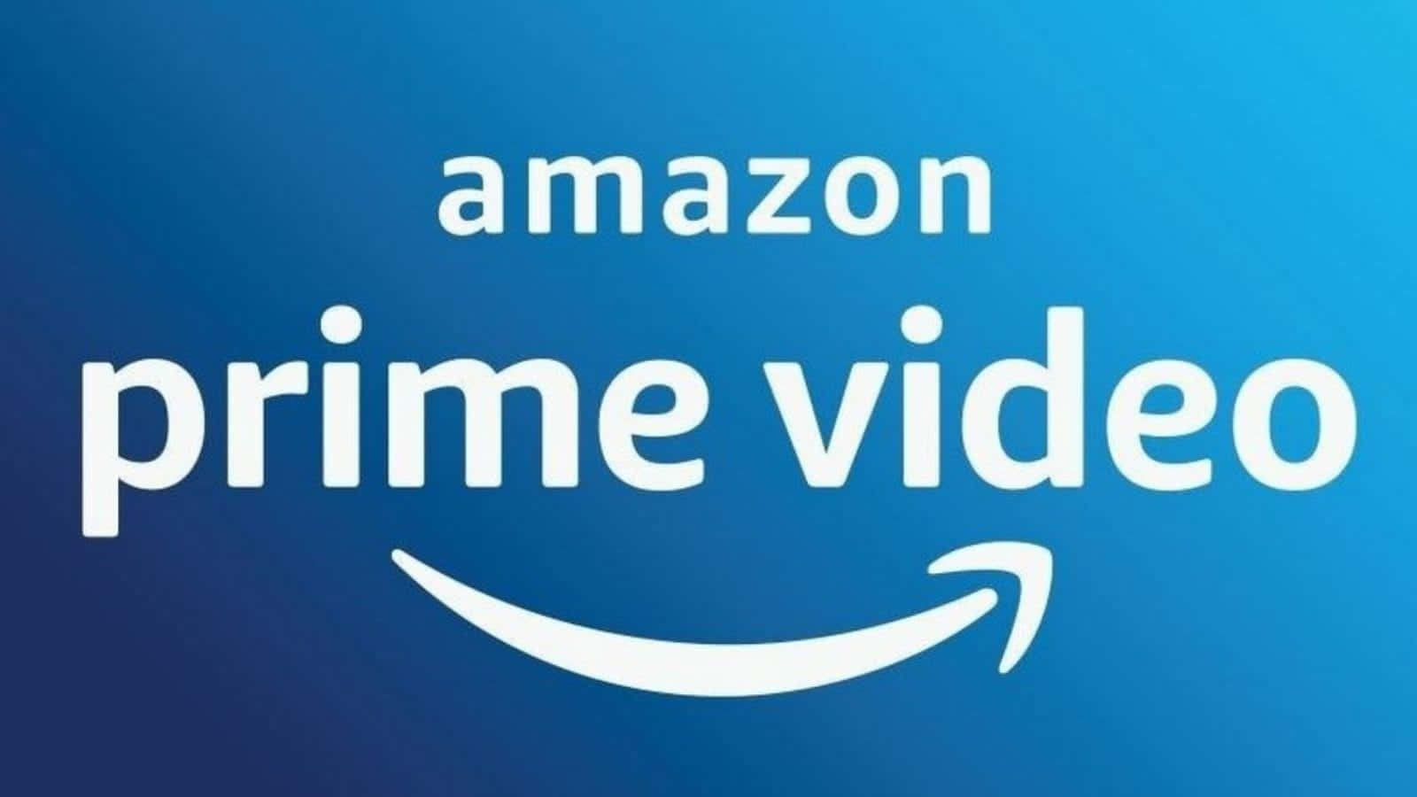 藍色漸變背景上的 Amazon Prime Video 標誌