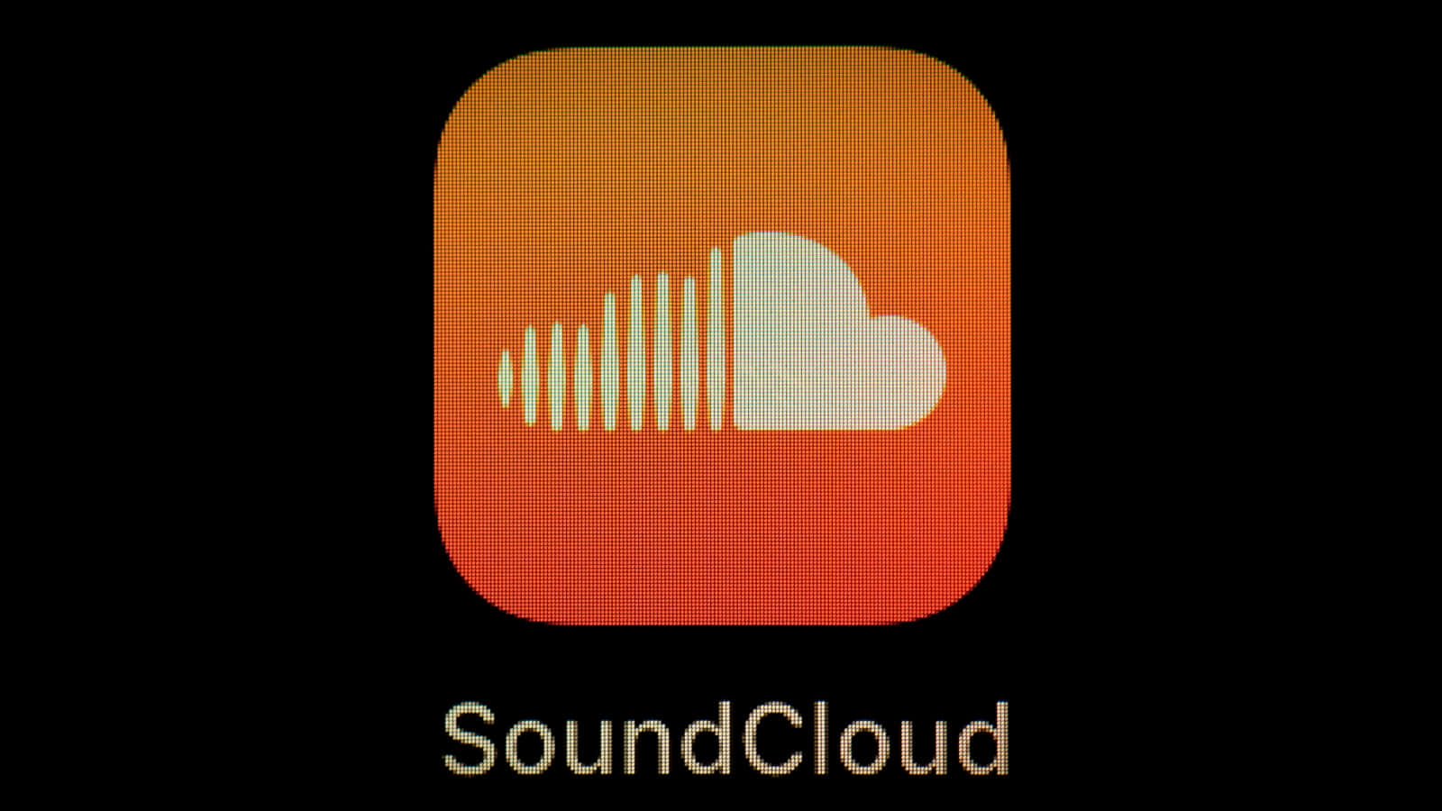 SoundCloud 應用程式圖示，帶有橙色漸變和白色雲朵符號。