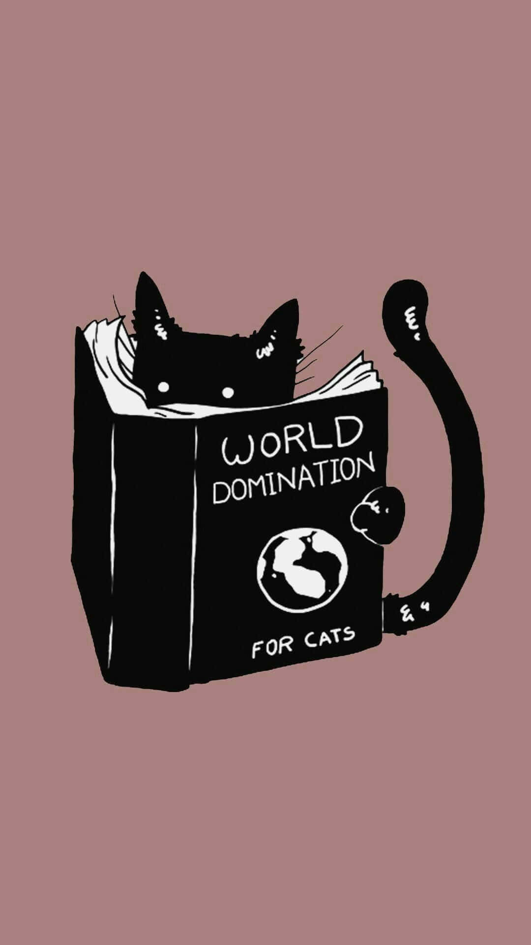 黑貓從名為《World Domination for Cats》的書中出現。
