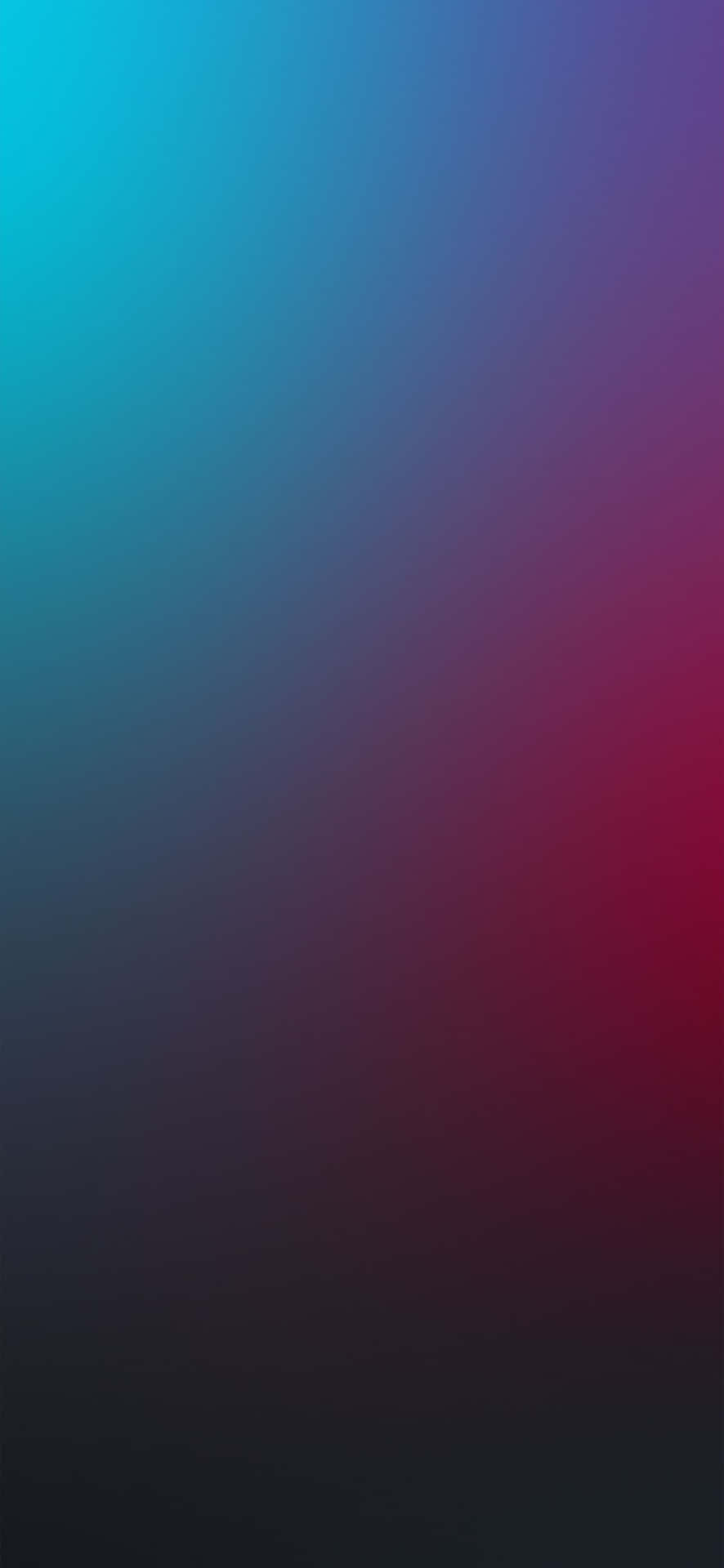 iPhone 14 Pro Max 桌布 壁紙 — 在深色背景上，從青綠色到深洋紅色的平滑漸變。