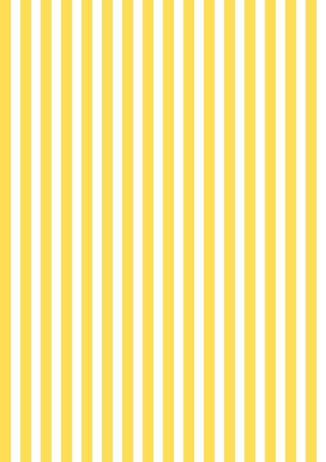 Yellow Pattern 桌布 壁紙 — 垂直的黃色和白色條紋營造出大膽歡快的圖案，非常適合照亮任何空間。