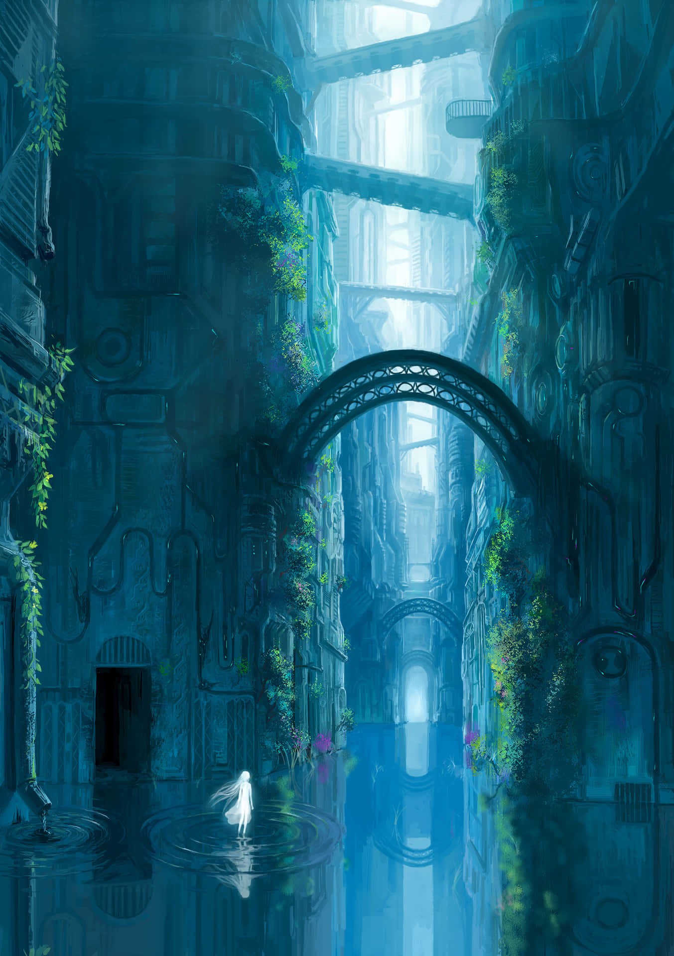 垂直背景
