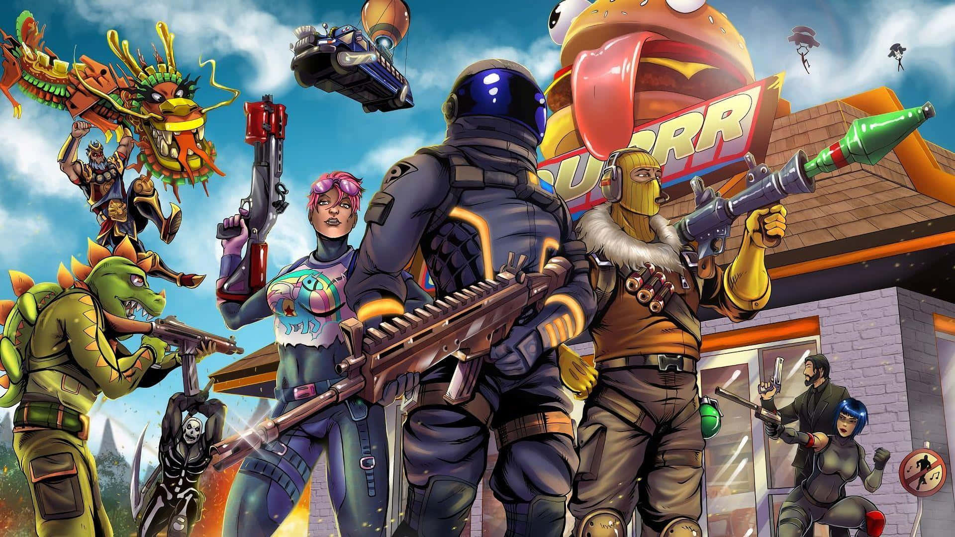 型格Fortnite背景 壁紙