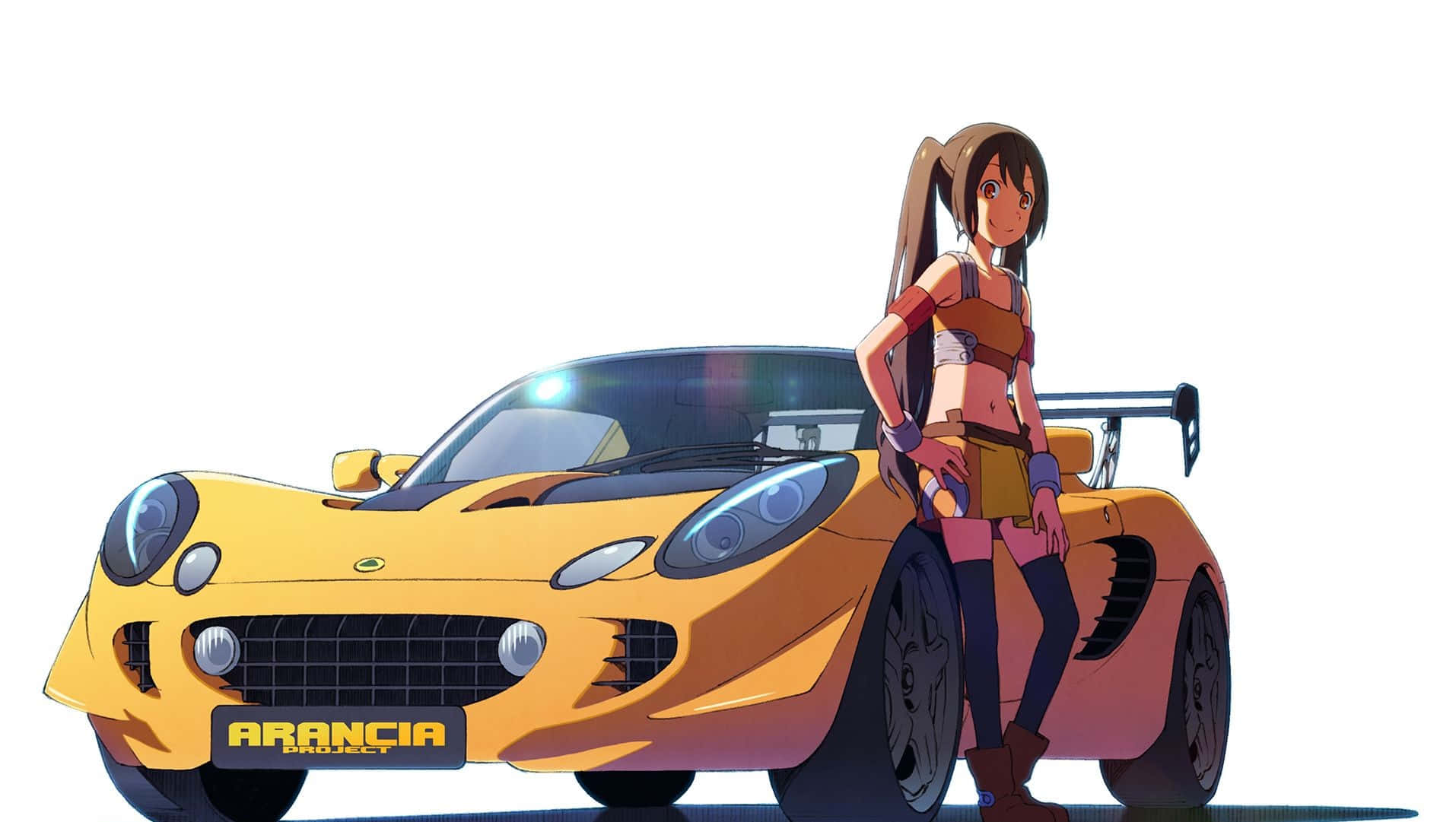 型格疾馳 - 動漫風格汽車施展魔法 壁紙