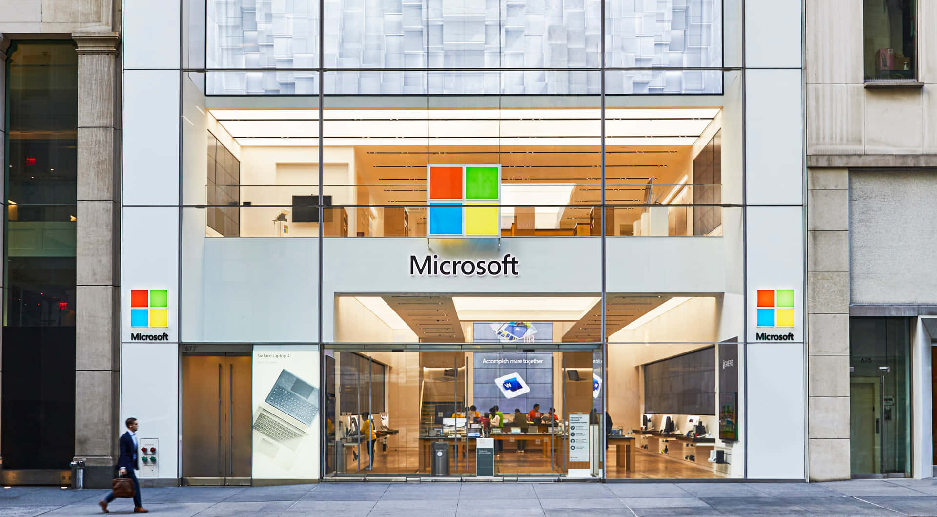 Microsoft 商店城市風景
