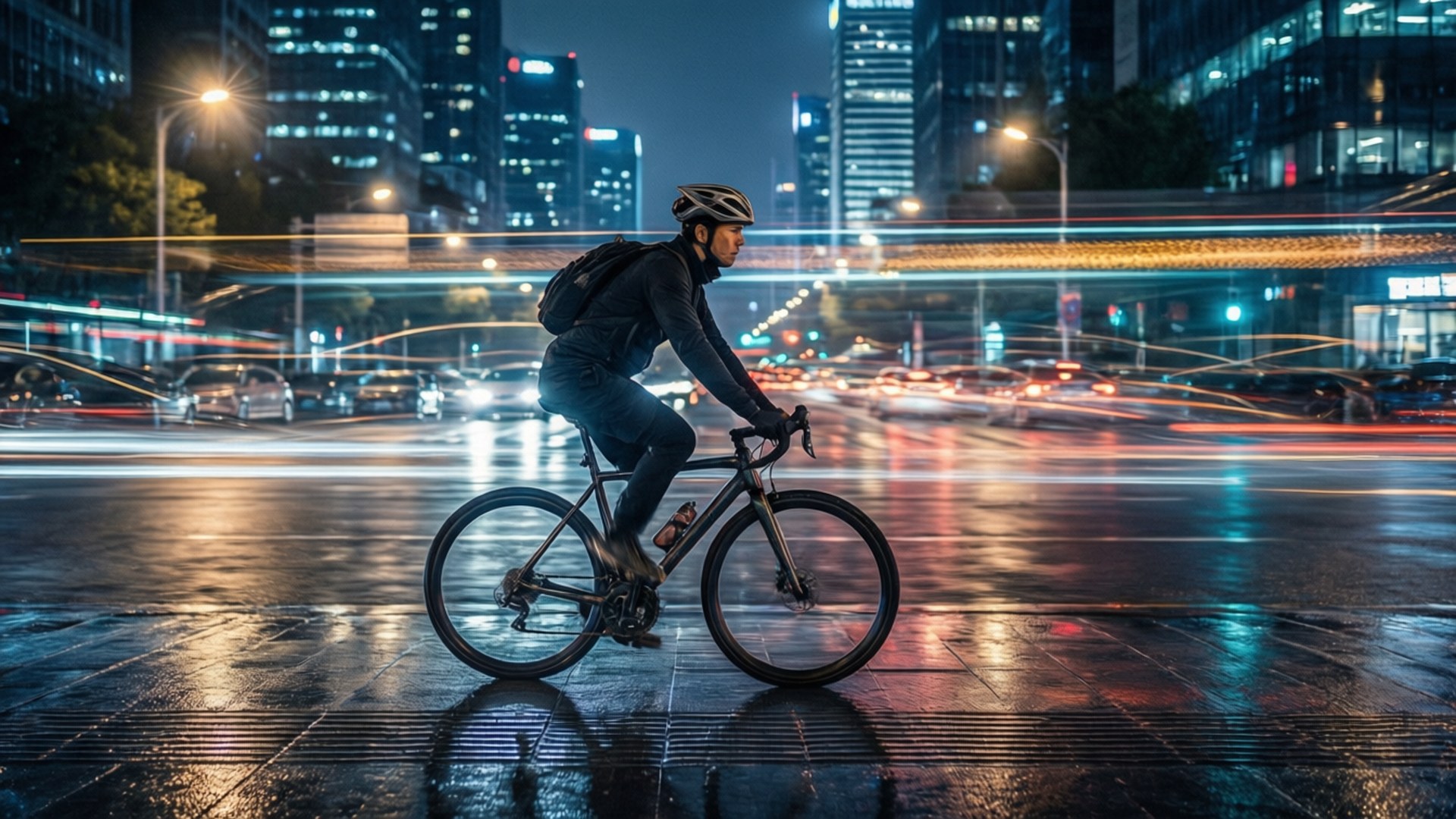 城市夜騎 壁紙
