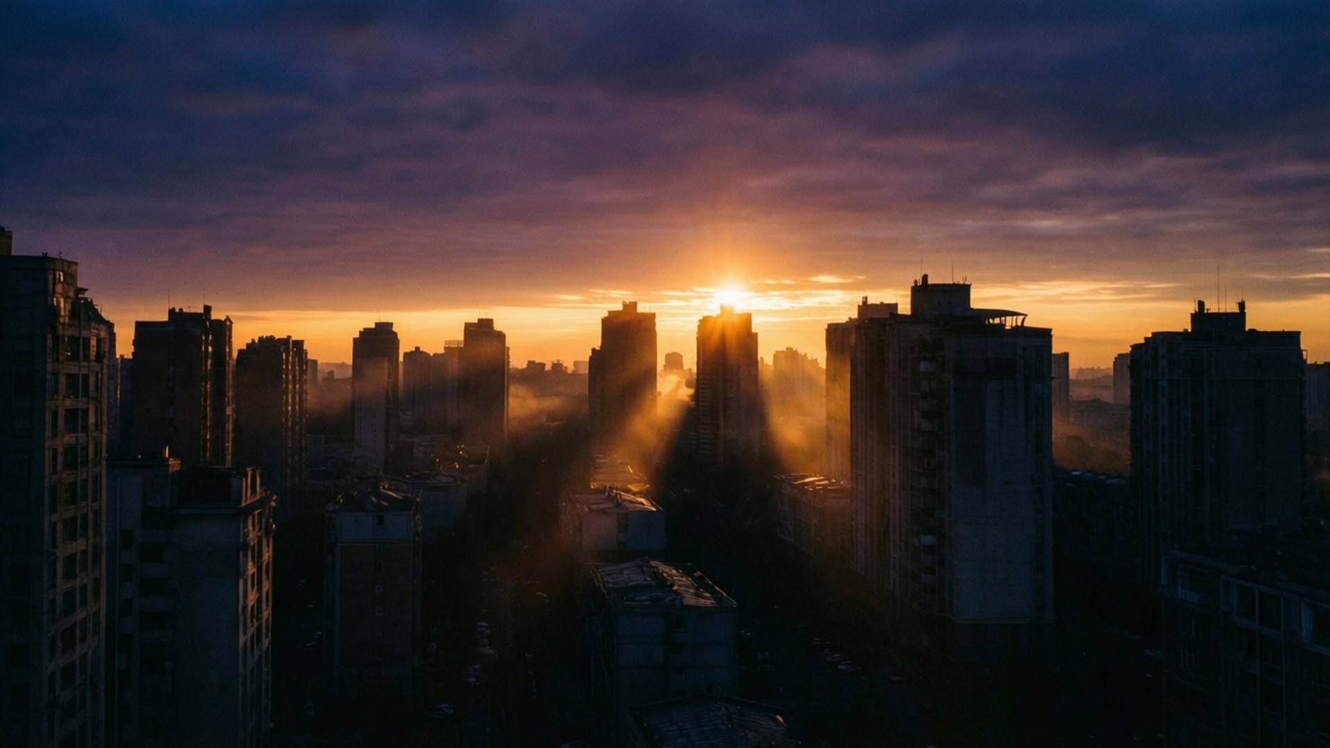 城市黎明 壁紙