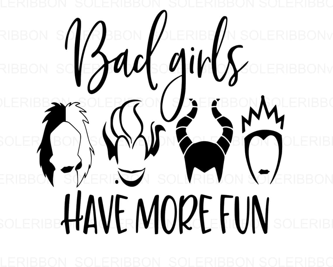 壞女孩更有趣 SVG 壁紙