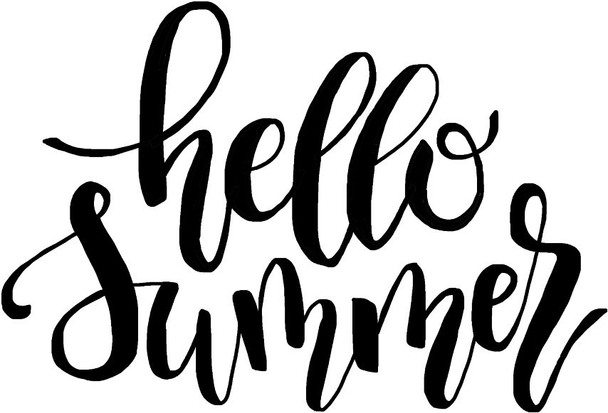 夏日書法問候 壁紙