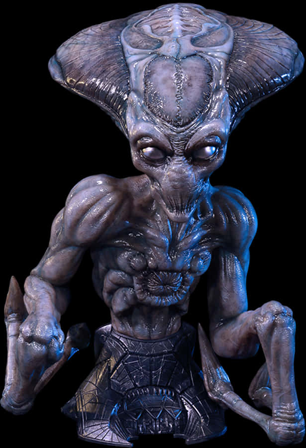 外星生物雕塑 壁紙