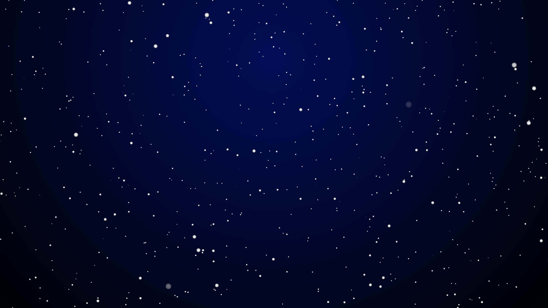 在深藍色背景上，閃爍星星的星空夜晚。