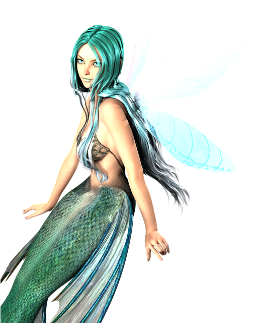 夢幻人魚妖精混合體 壁紙