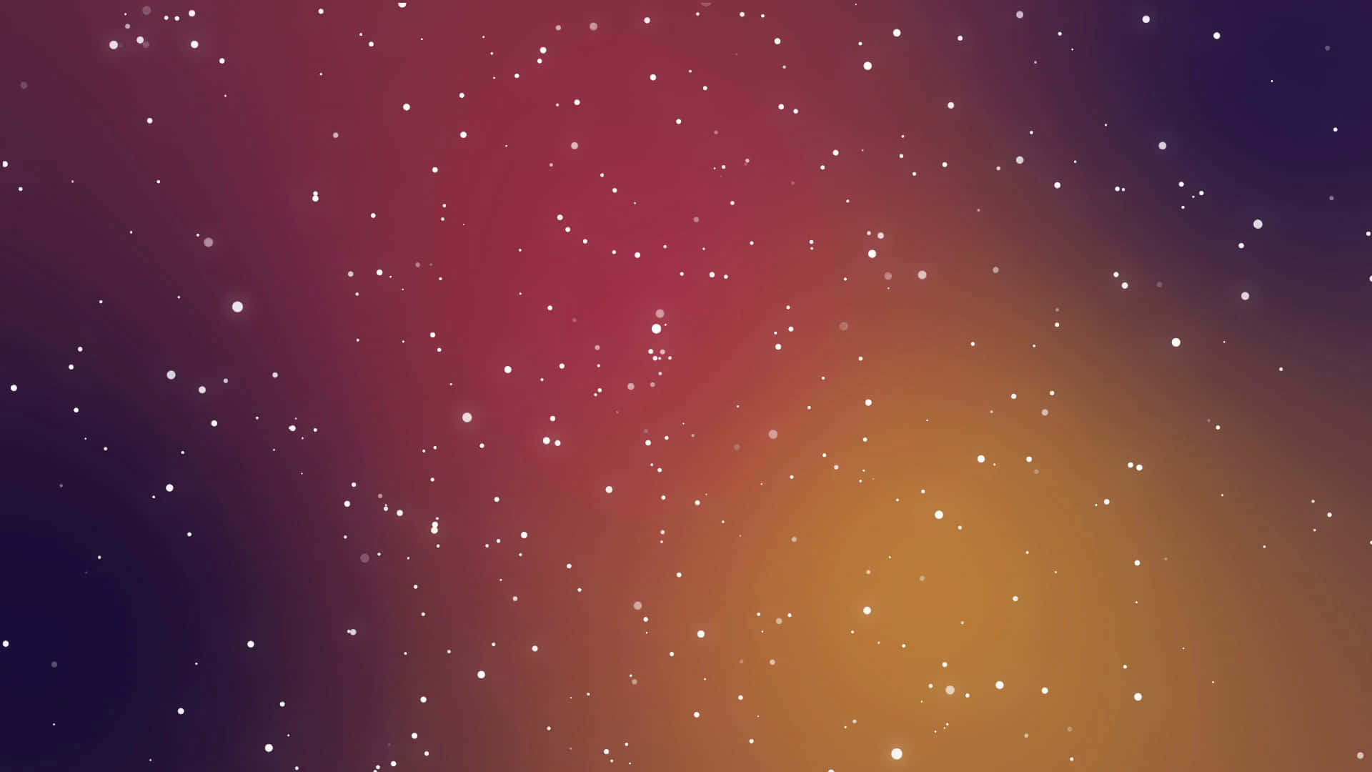 星空背景由紫色漸變至橙色