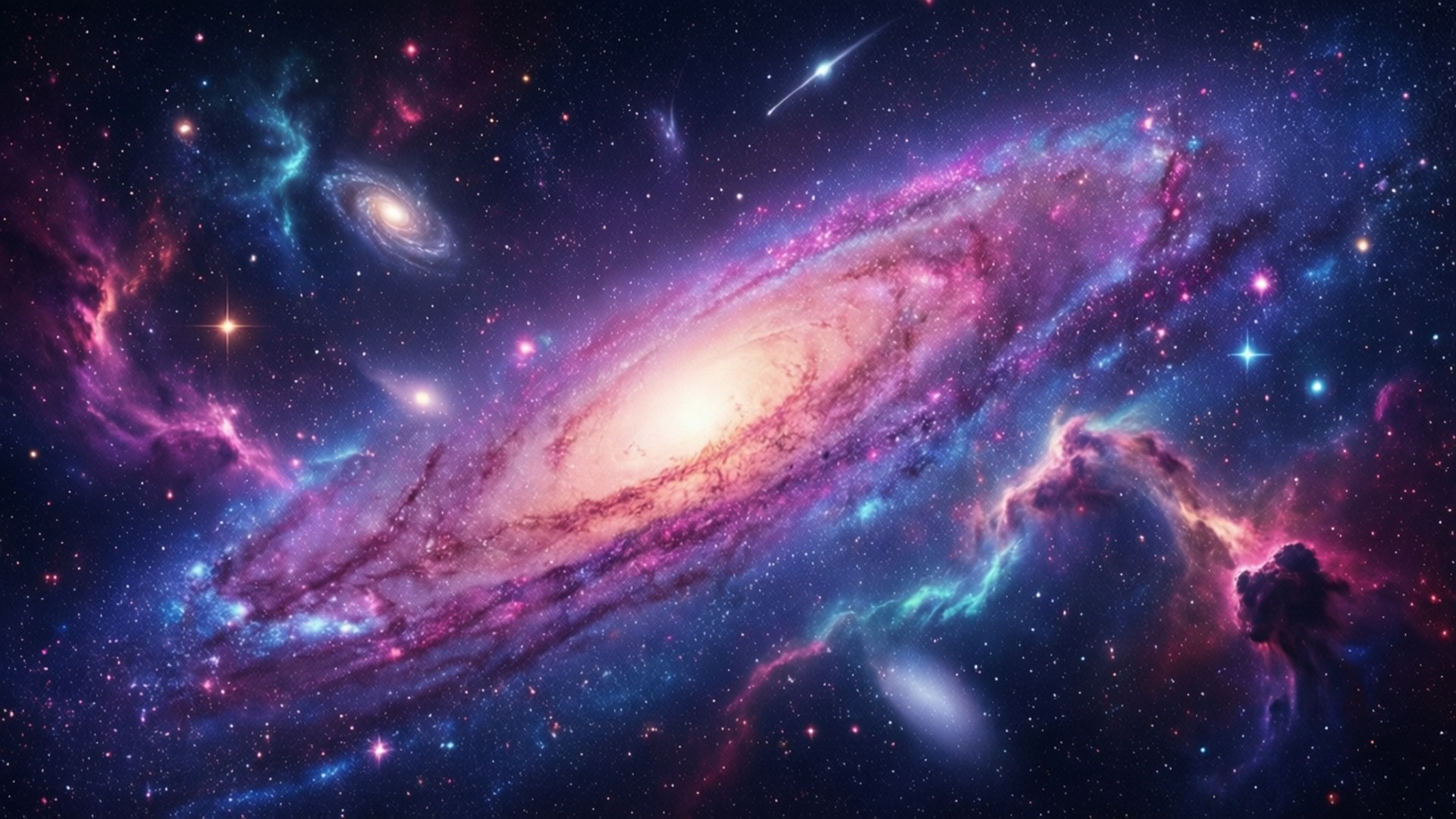 夢幻漸變星系 壁紙