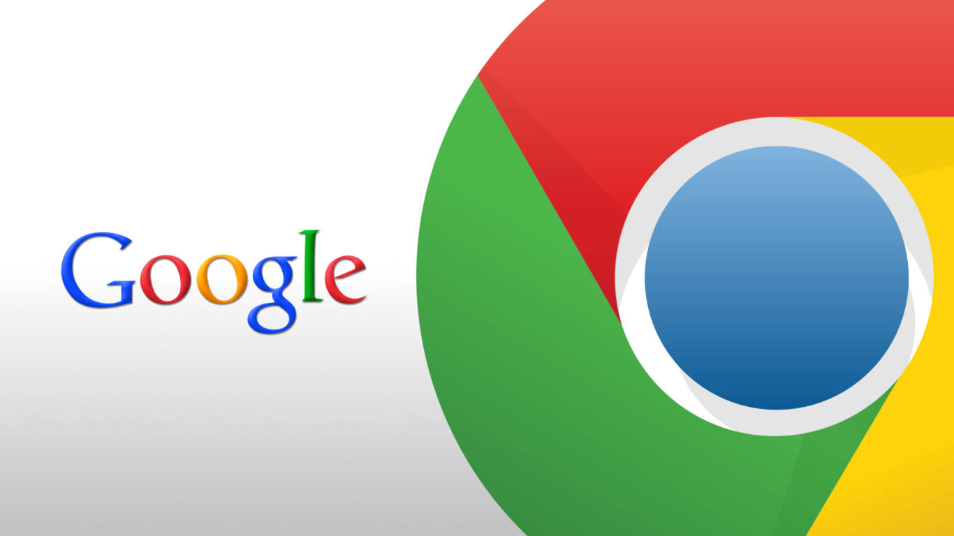 Google Chrome 瀏覽器標誌，包含紅色、綠色、黃色和藍色。