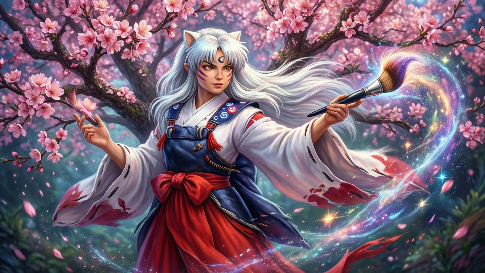大神 綻放之櫻 壁紙