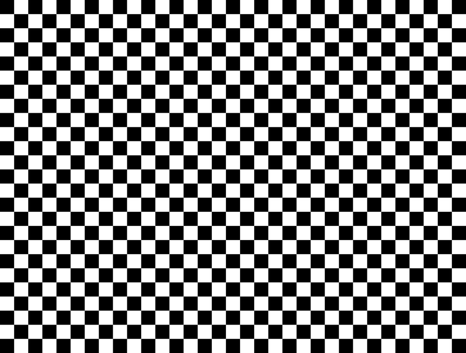 Checkered Flag 桌布 壁紙 — 大膽的黑白棋盤格圖案以銳利的幾何精確度填滿整個畫面。