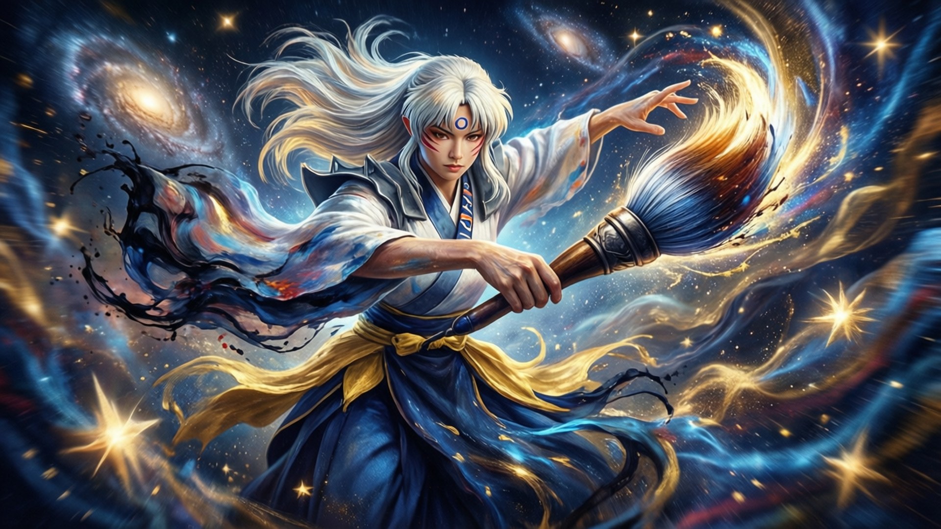 天照大神 筆神 壁紙