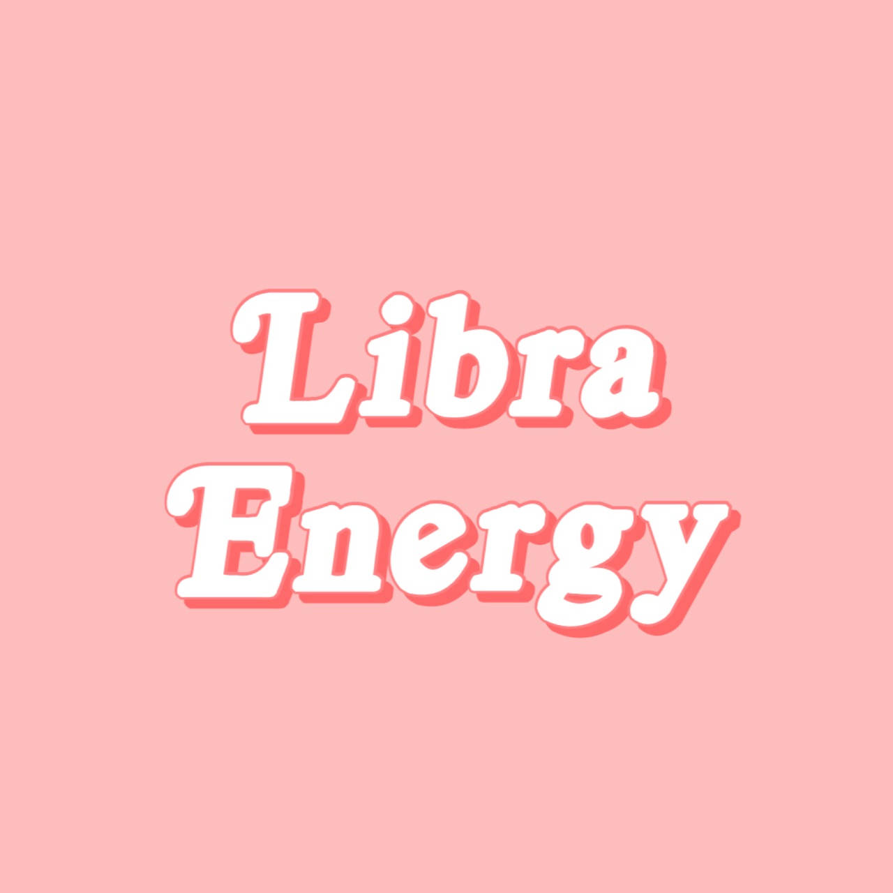 粉紅色背景，白色文字寫著 Libra Energy