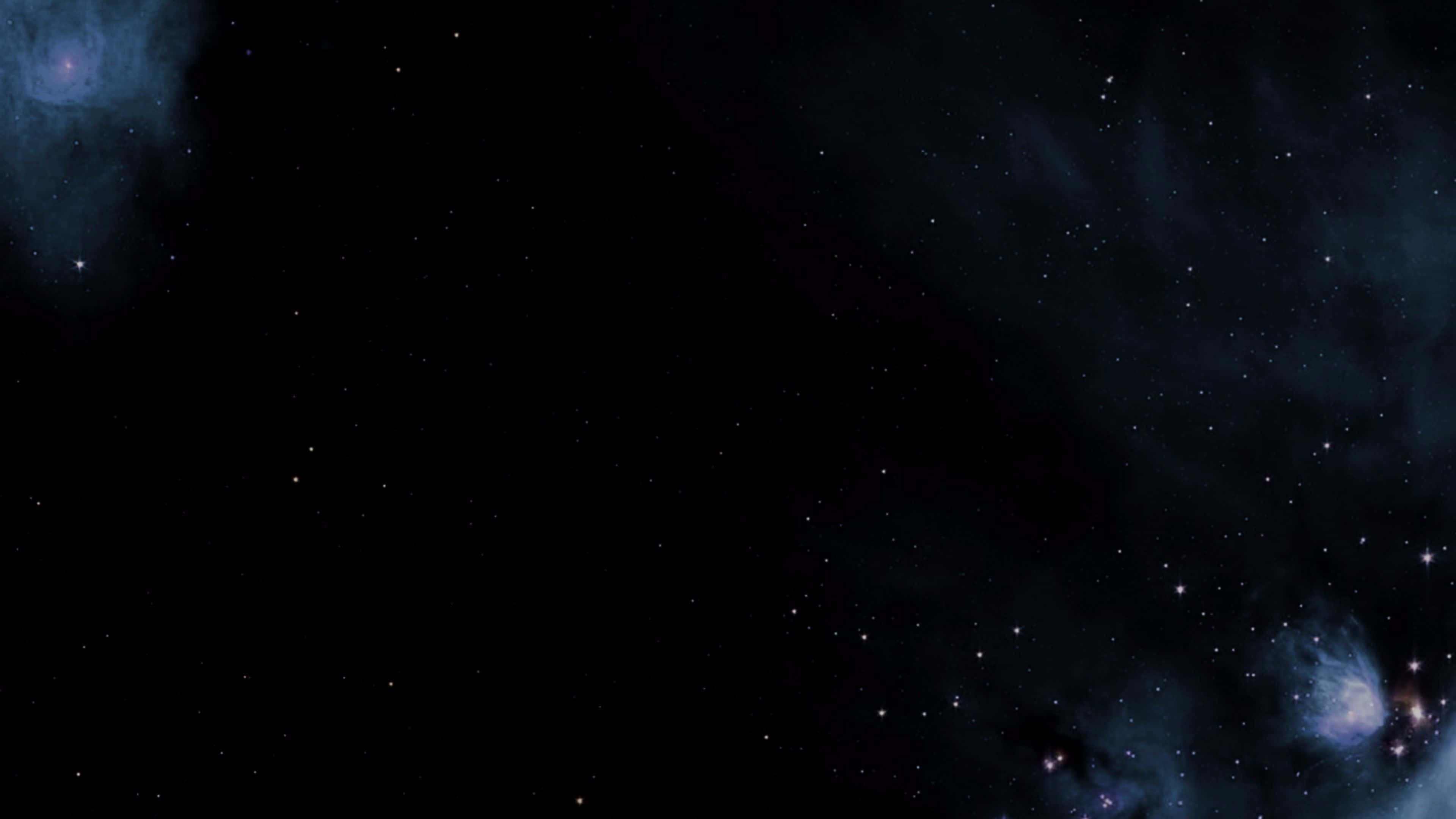 天空中一顆藍星配藍色背景 壁紙