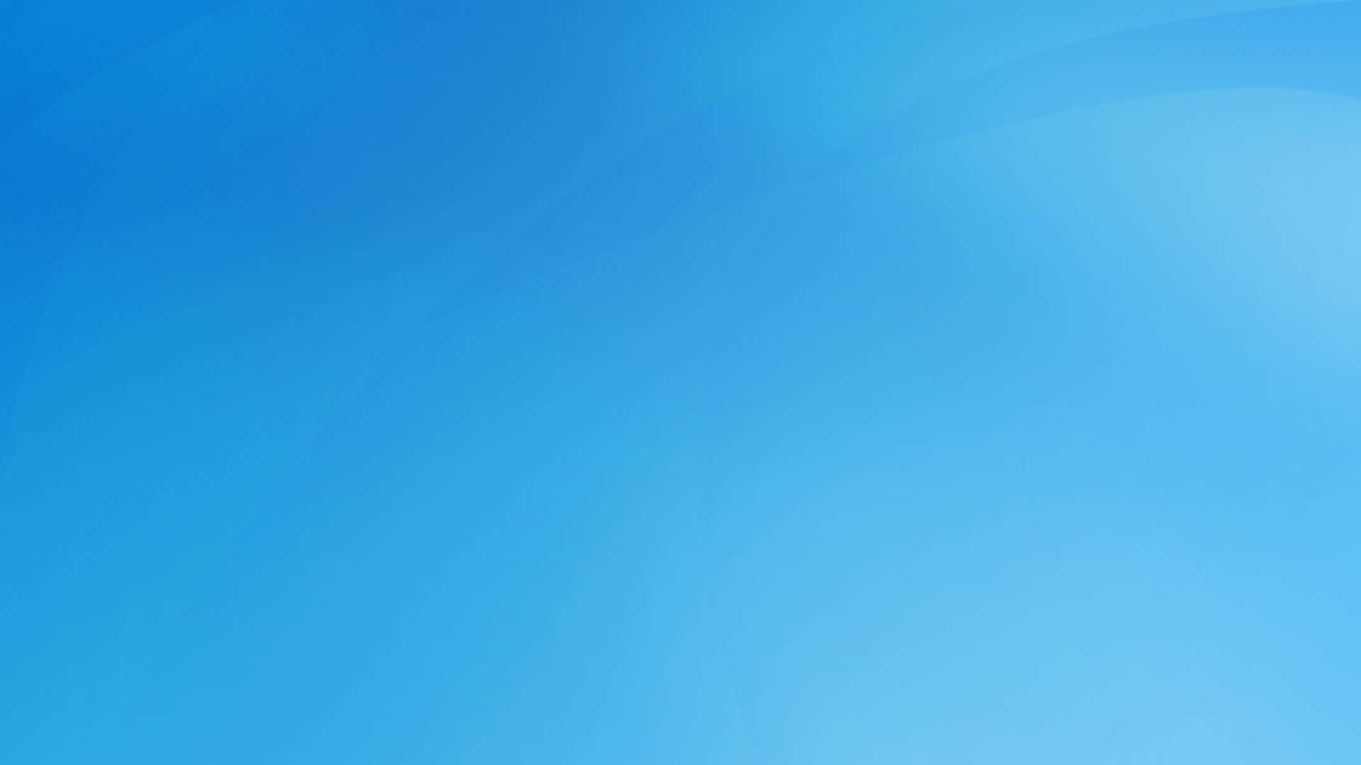 天空藍背景，右側漸暗光暈 壁紙 — 平靜的藍色調漸變柔和地流過畫面。