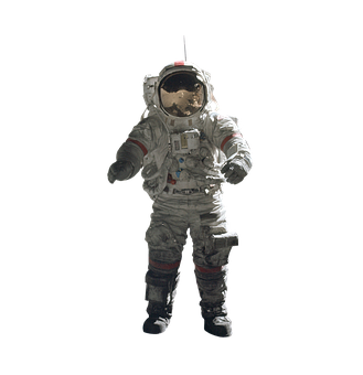 太空人穿太空服在太空中漂浮 — 太空人 壁紙
