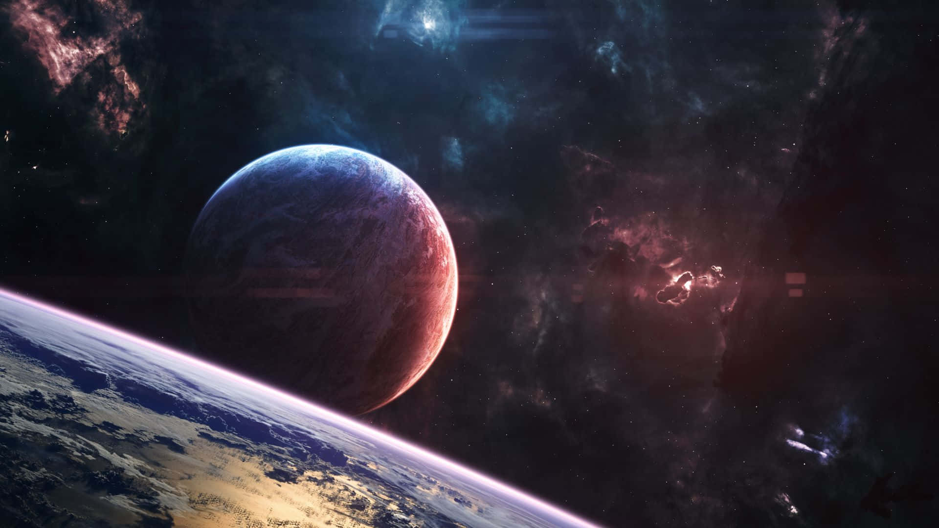 行星背景