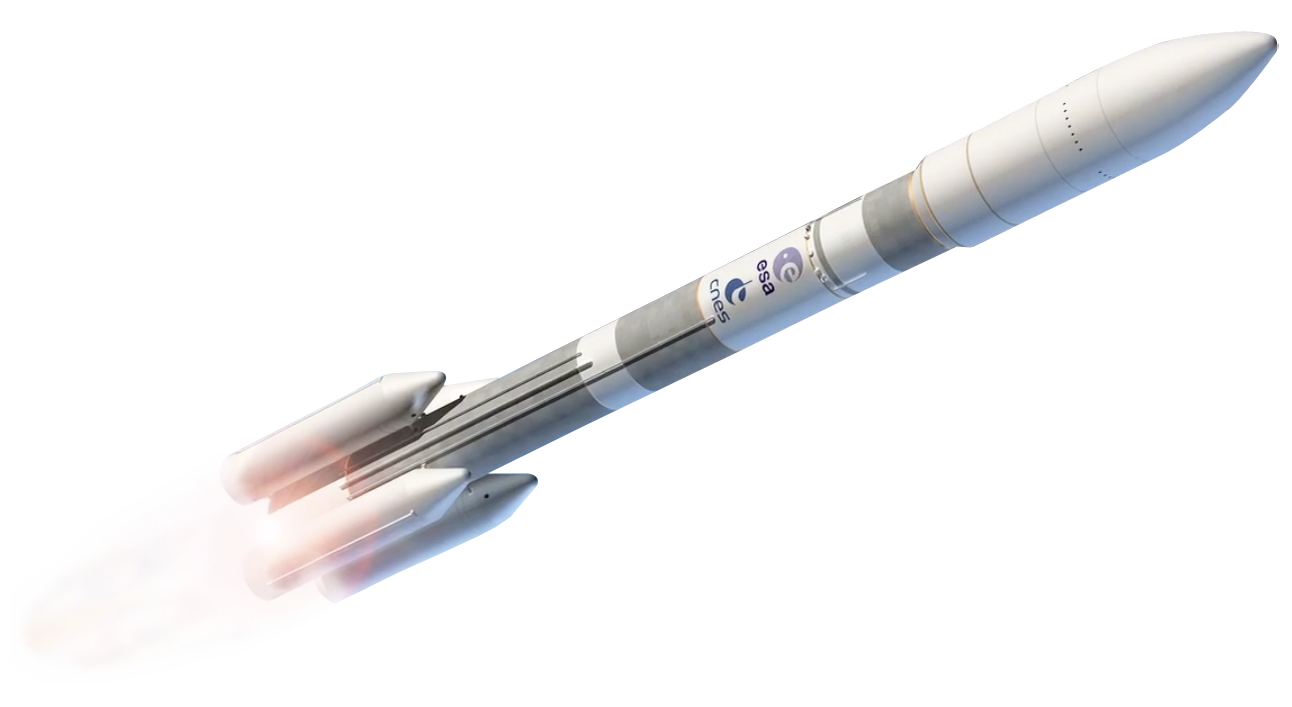 太空發射載具飛行中 壁紙
