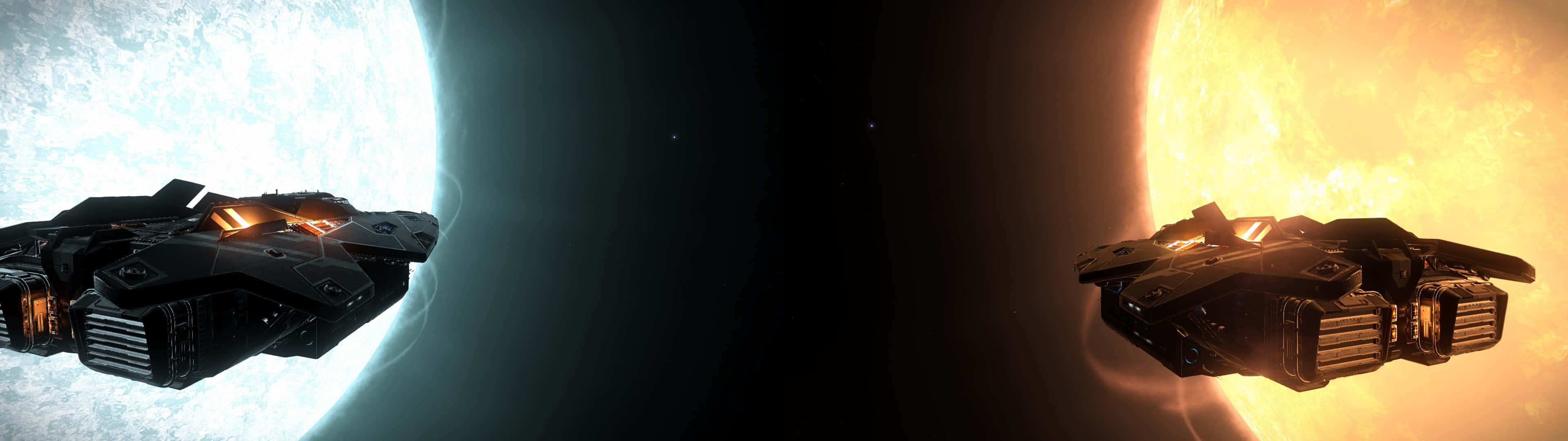 太空船 3840 X 1080 遊戲