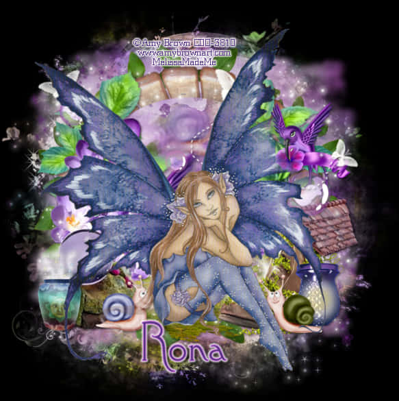 奇幻仙子羅娜藝術作品 壁紙
