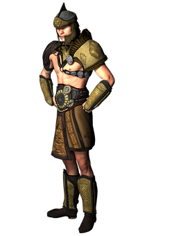 奇幻盔甲女戰士 壁紙
