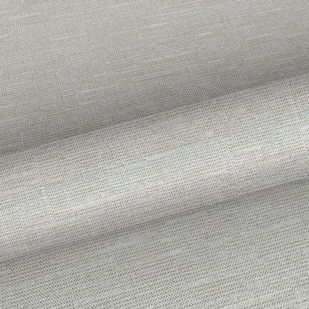 捲起的灰色紋理布料，可見編織圖案和柔軟褶皺。