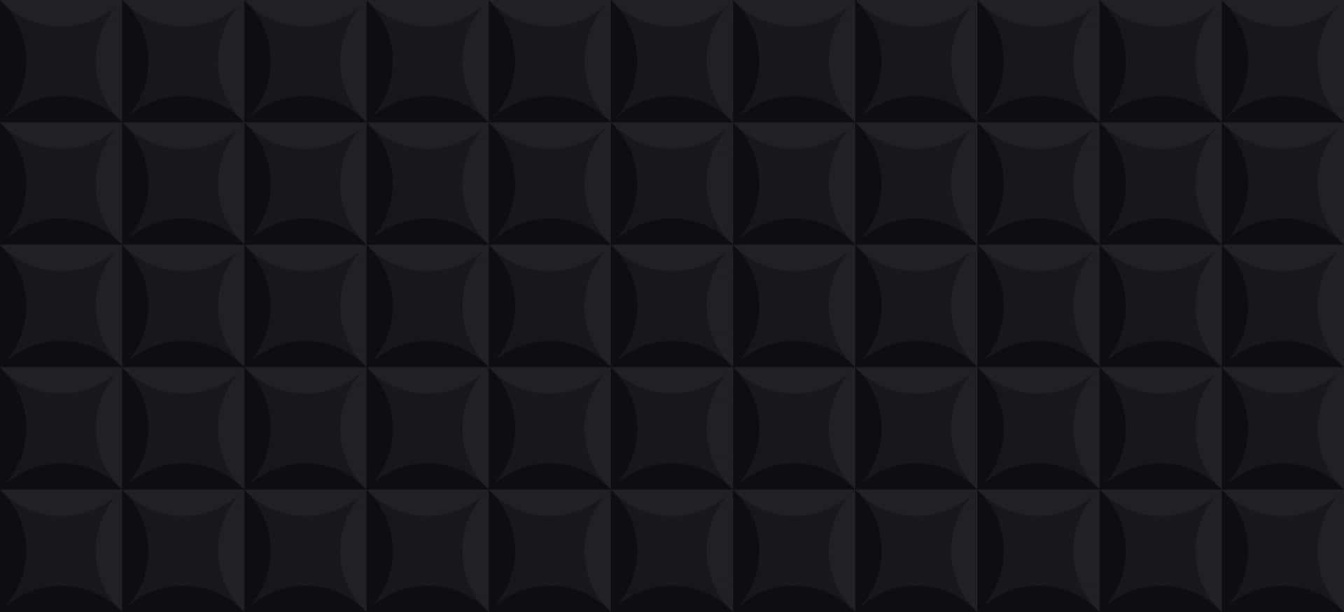 重複的3D鑽石形狀的深色幾何圖案。