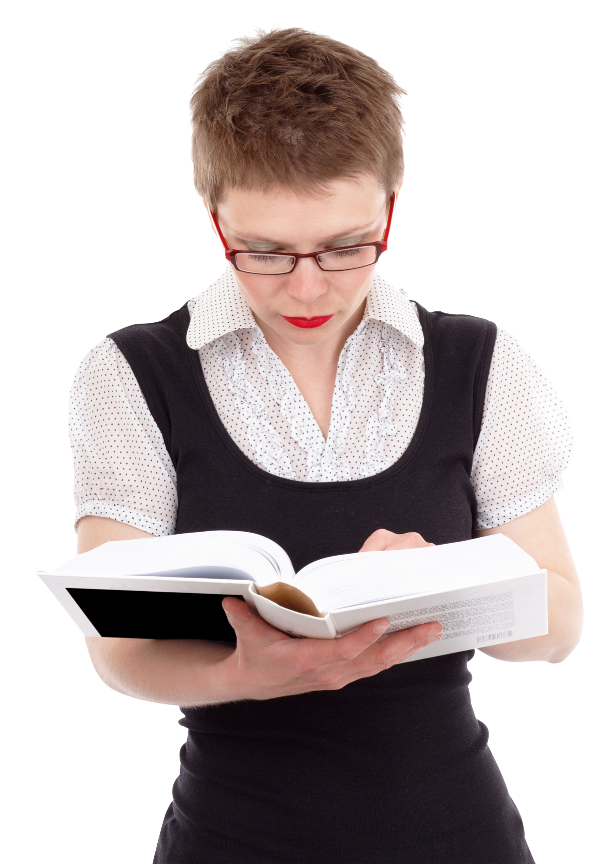 女子閱讀書籍 壁紙