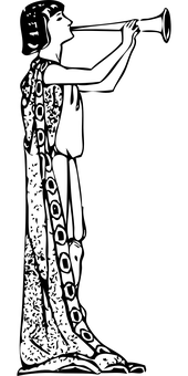 女性剪影站立 壁紙