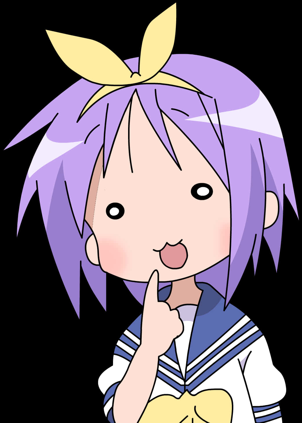 好奇動漫角色思考中 壁紙