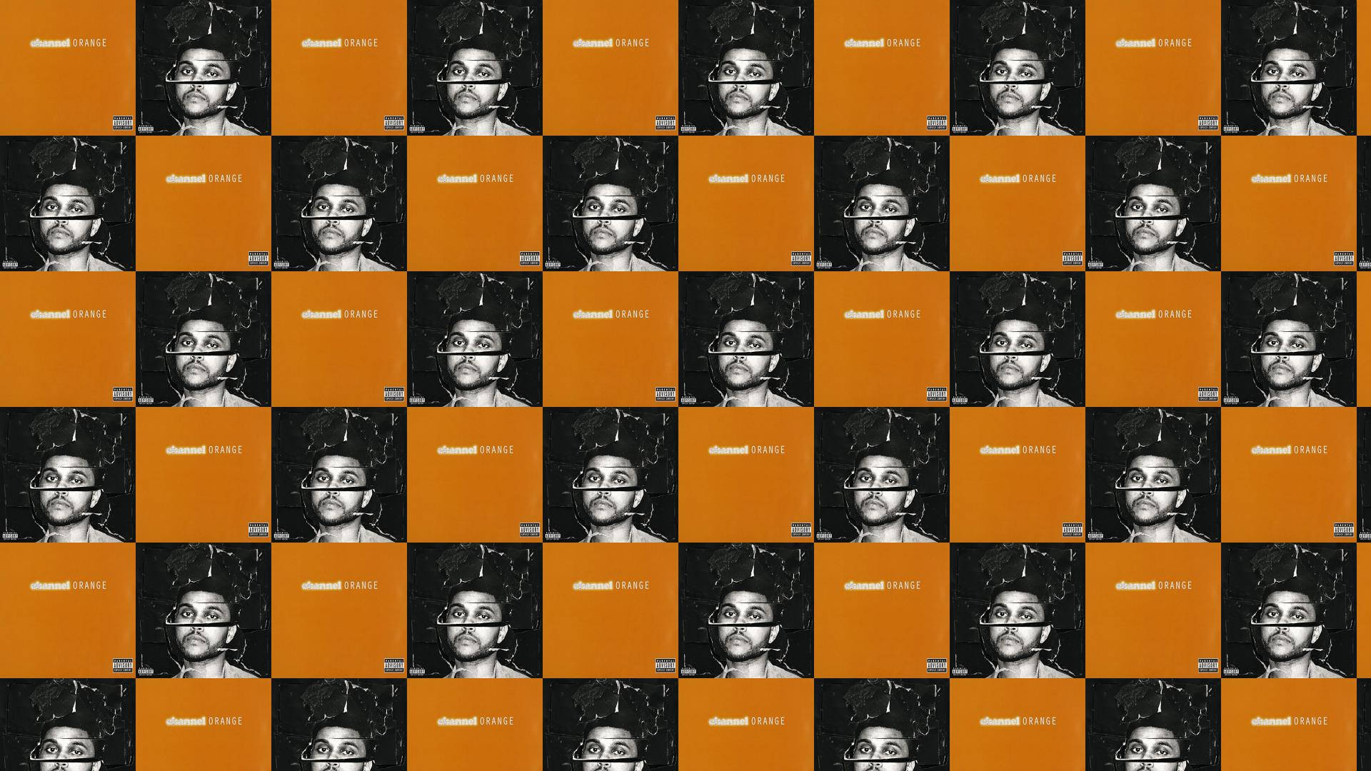 Channel Orange 專輯封面網格，其中一個戴眼鏡的男人。